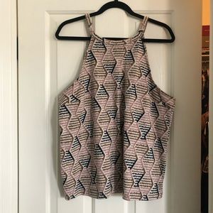 EUC Anthropologie Geometric pattern XL